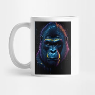 Splash Art of a Silverback Gorilla Mug
